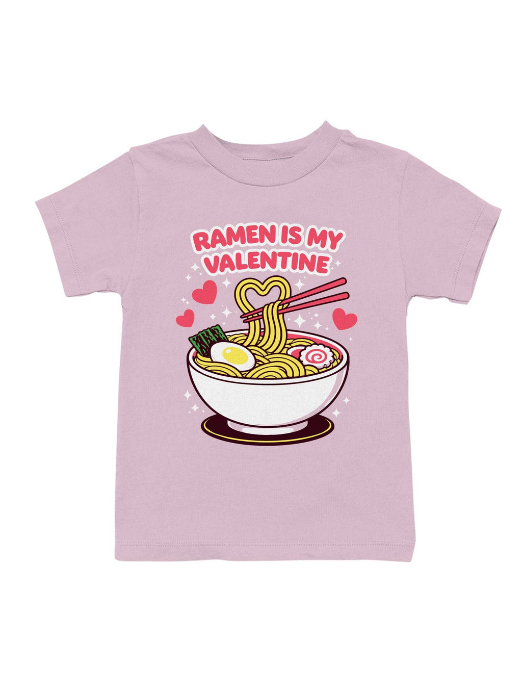 Ramen Is My Valentine Love Design Youth's - Adult & Kids T-Shirts, Sweatshirts & Hoodies apparel design preview 1