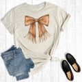 Western Cowgirl Coquette Bow Graphic - Adult & Kids T-Shirts, Sweatshirts & Hoodies apparel design preview 1