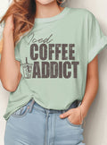 Iced Coffee Addict Graphic - Adult & Kids T-Shirts, Sweatshirts & Hoodies apparel design preview 1
