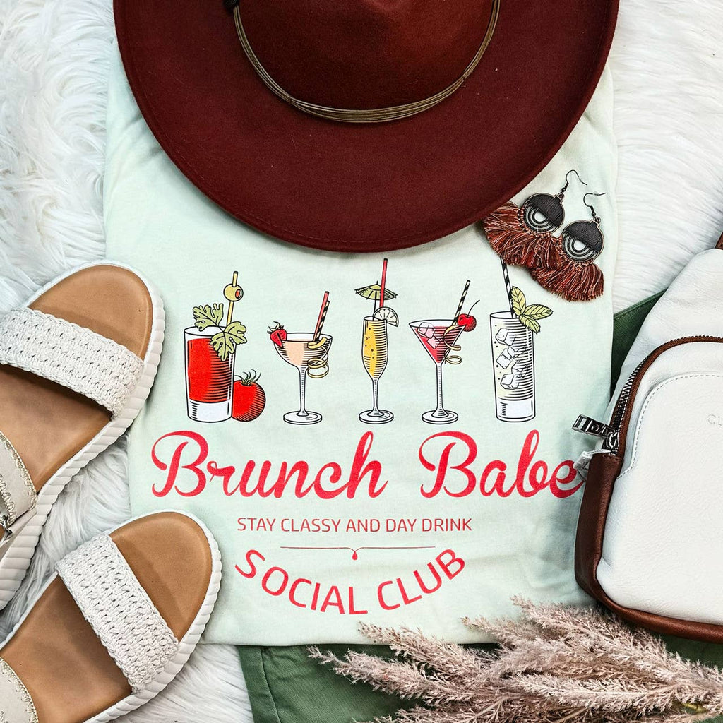 Brunch Babe Social Club Everyday - Adult & Kids T-Shirts, Sweatshirts & Hoodies apparel design preview 1