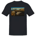 Surrealist Cats Landscape Men's Black - Adult & Kids T-Shirts, Sweatshirts & Hoodies apparel design preview 1