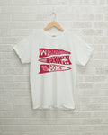 Arkansas Razorbacks Pennant White Comfort Colors - Adult & Kids T-Shirts, Sweatshirts & Hoodies apparel design preview 1