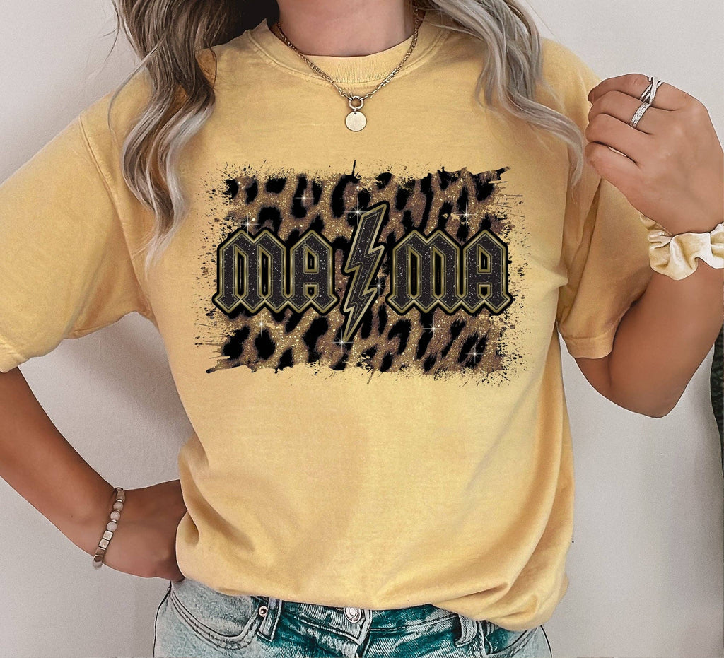 Mama Leopard Music Lover - Adult & Kids T-Shirts, Sweatshirts & Hoodies apparel design preview 1