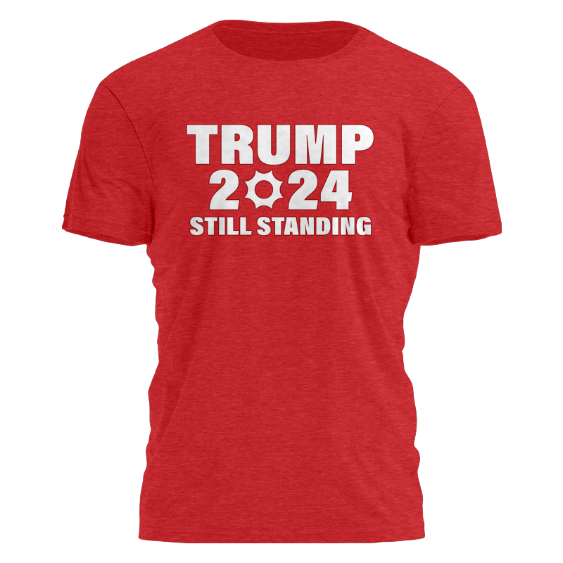 Trump 2024 Still Standing 2751 - Adult & Kids T-Shirts, Sweatshirts & Hoodies apparel design preview 1