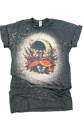 Mystical Moon Moth Mushroom Bleached - Adult & Kids T-Shirts, Sweatshirts & Hoodies apparel design preview 1