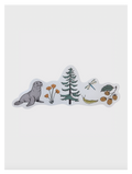 Olympic Peninsula Field Guide Sticker - Adult & Kids T-Shirts, Sweatshirts & Hoodies apparel design preview 1