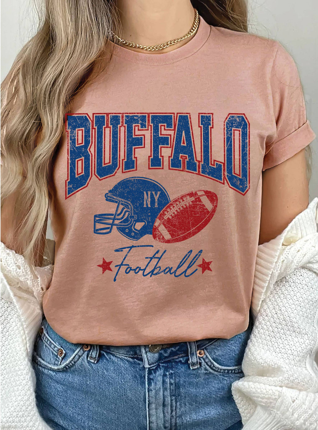 Buffalo Football Graphic - Adult & Kids T-Shirts, Sweatshirts & Hoodies apparel design preview 1