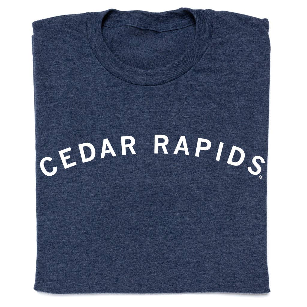 Cedar Rapids Curved Logo - Adult & Kids T-Shirts, Sweatshirts & Hoodies apparel design preview 1