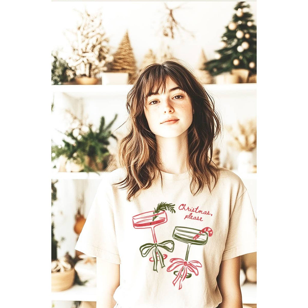 Christmas Please Vintage Graphic - Adult & Kids T-Shirts, Sweatshirts & Hoodies apparel design preview 1