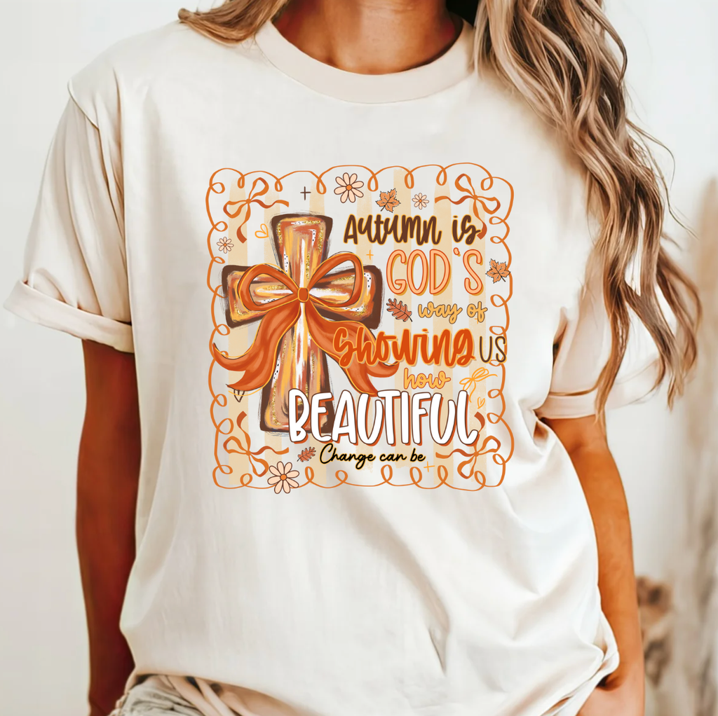 Cross Autumn - Adult & Kids T-Shirts, Sweatshirts & Hoodies apparel design preview 1