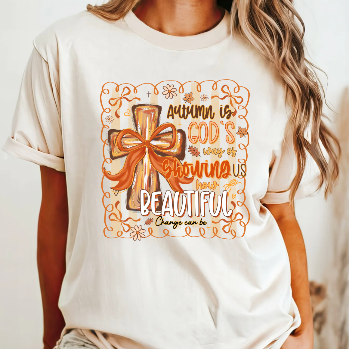 Cross Autumn - Adult & Kids T-Shirts, Sweatshirts & Hoodies apparel design preview 1