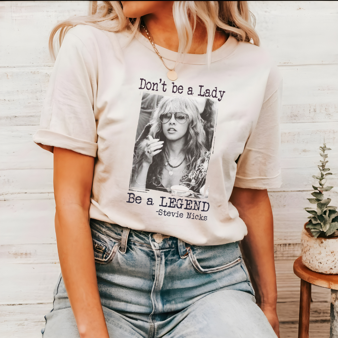 Don't Be A Lady, Legend Empowering Graphic - Adult & Kids T-Shirts, Sweatshirts & Hoodies apparel design preview 1
