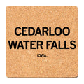 Cedarloo Water Falls Cork Coaster - Adult & Kids T-Shirts, Sweatshirts & Hoodies apparel design preview 1