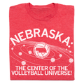 Ne: Volleyball Universe Red - Adult & Kids T-Shirts, Sweatshirts & Hoodies apparel design preview 1
