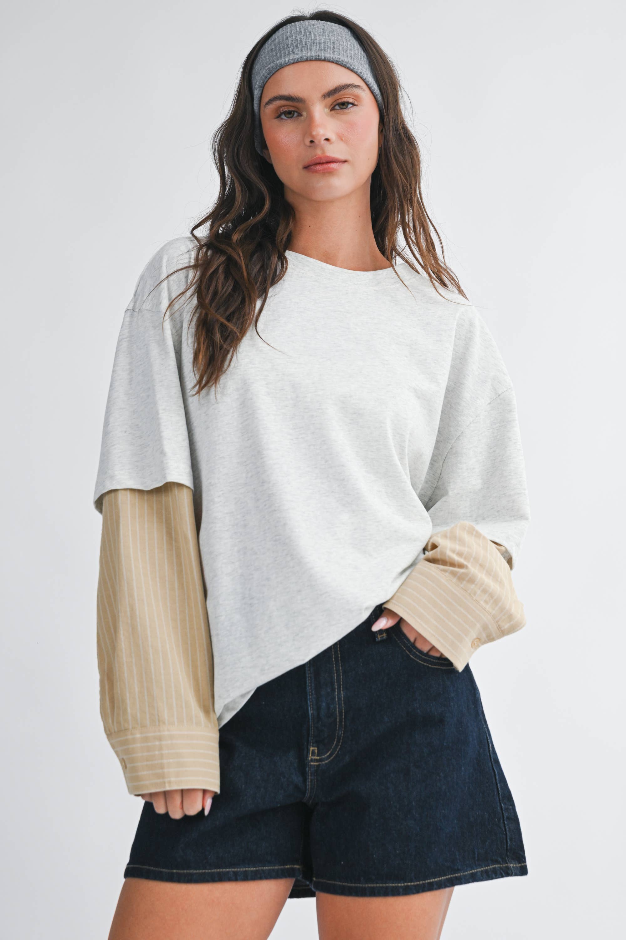 8640HN Mixed Media Layered Top - Adult & Kids T-Shirts, Sweatshirts & Hoodies apparel design preview 1