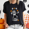 Stay Spooky Juggling Skeleton Halloween White Print - Adult & Kids T-Shirts, Sweatshirts & Hoodies apparel design preview 1