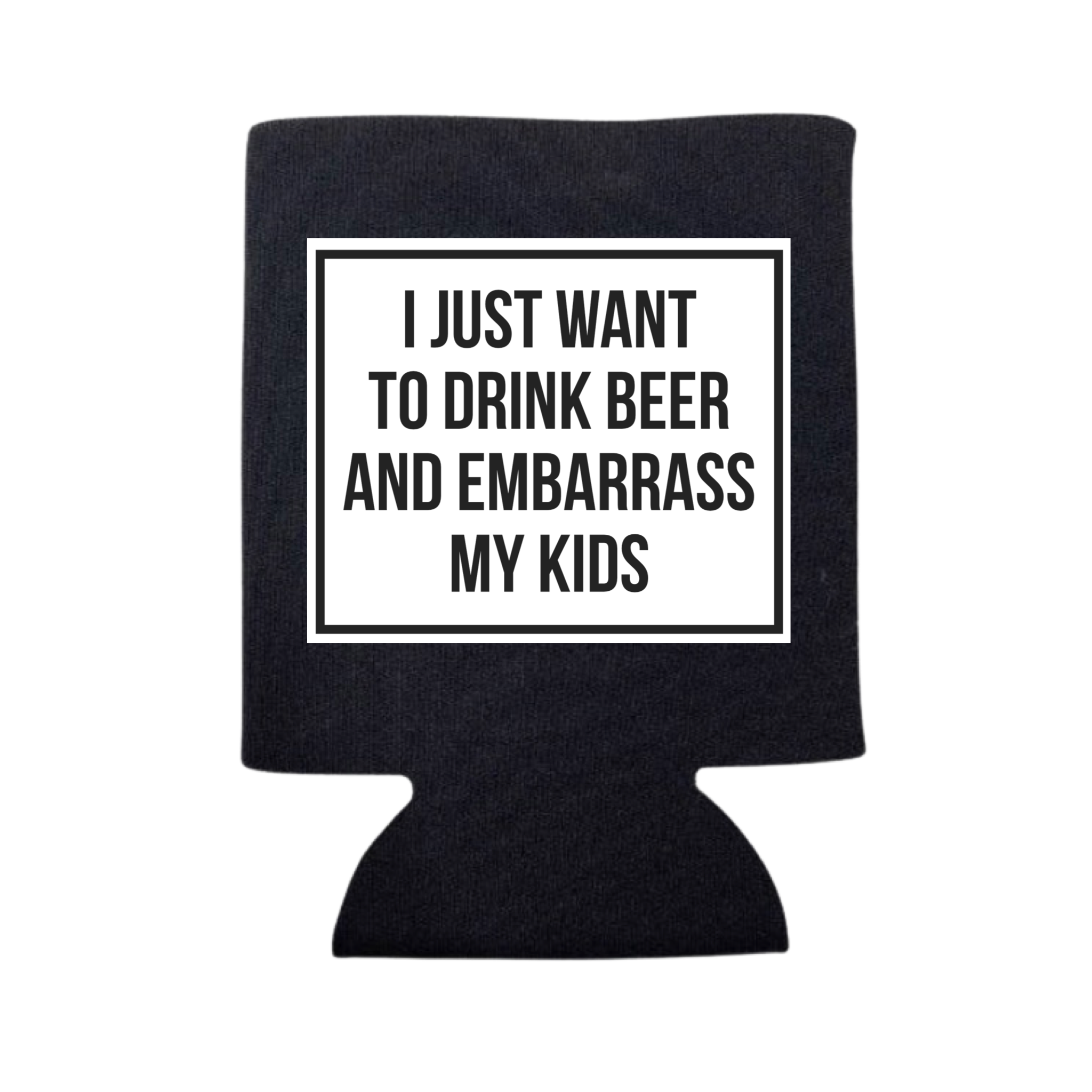 I Just Want To Drink Beer and Embarass My Kids Can - Adult & Kids T-Shirts, Sweatshirts & Hoodies apparel design preview 1