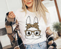 Easter Bunny Leopard Glasses Cute - Adult & Kids T-Shirts, Sweatshirts & Hoodies apparel design preview 1