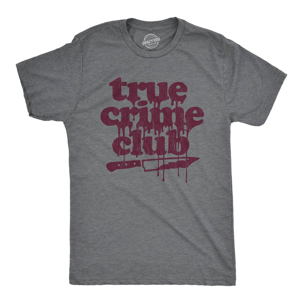 True Crime Club Men's - Adult & Kids T-Shirts, Sweatshirts & Hoodies apparel design preview 1