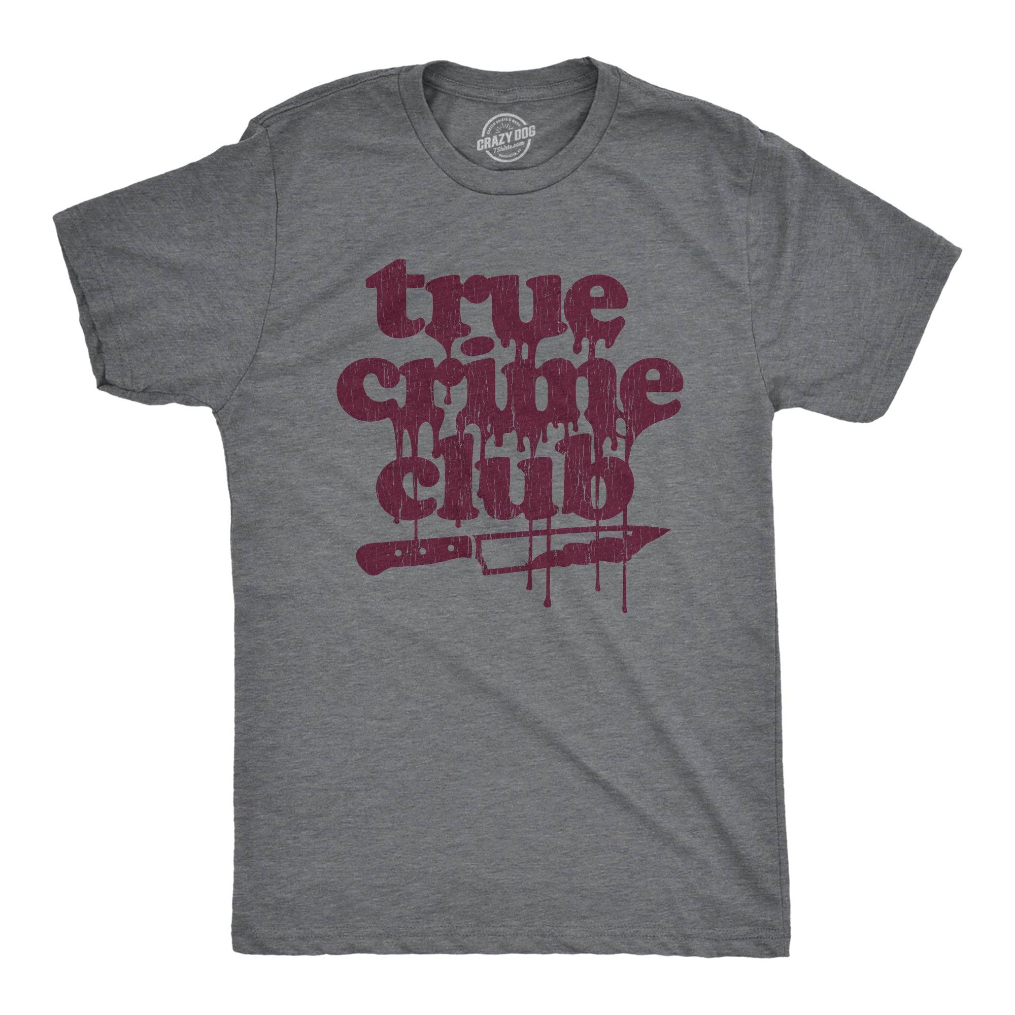 True Crime Club Men's - Adult & Kids T-Shirts, Sweatshirts & Hoodies apparel design preview 1