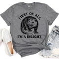I'm A Delight Possum Funny Graphic - Adult & Kids T-Shirts, Sweatshirts & Hoodies apparel design preview 1