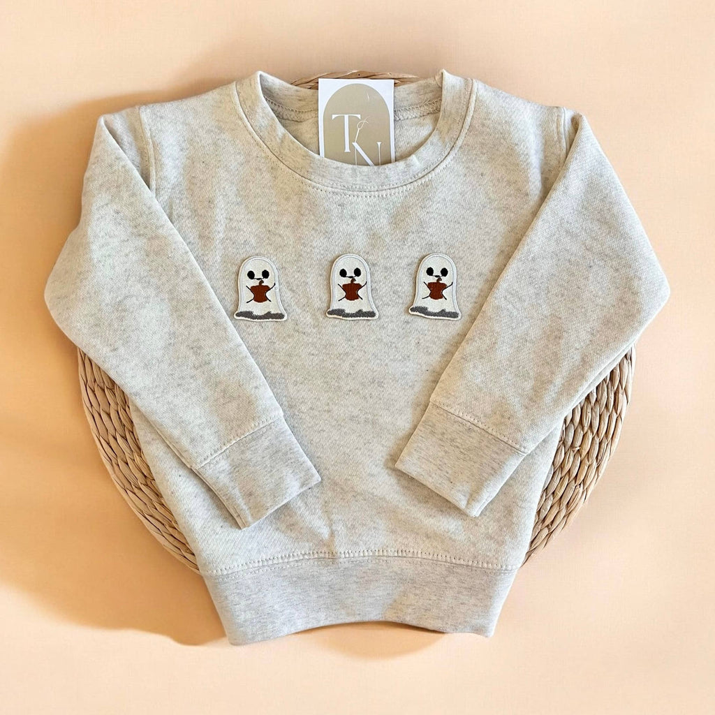Toddler Ghost Halloween - Adult & Kids T-Shirts, Sweatshirts & Hoodies apparel design preview 1