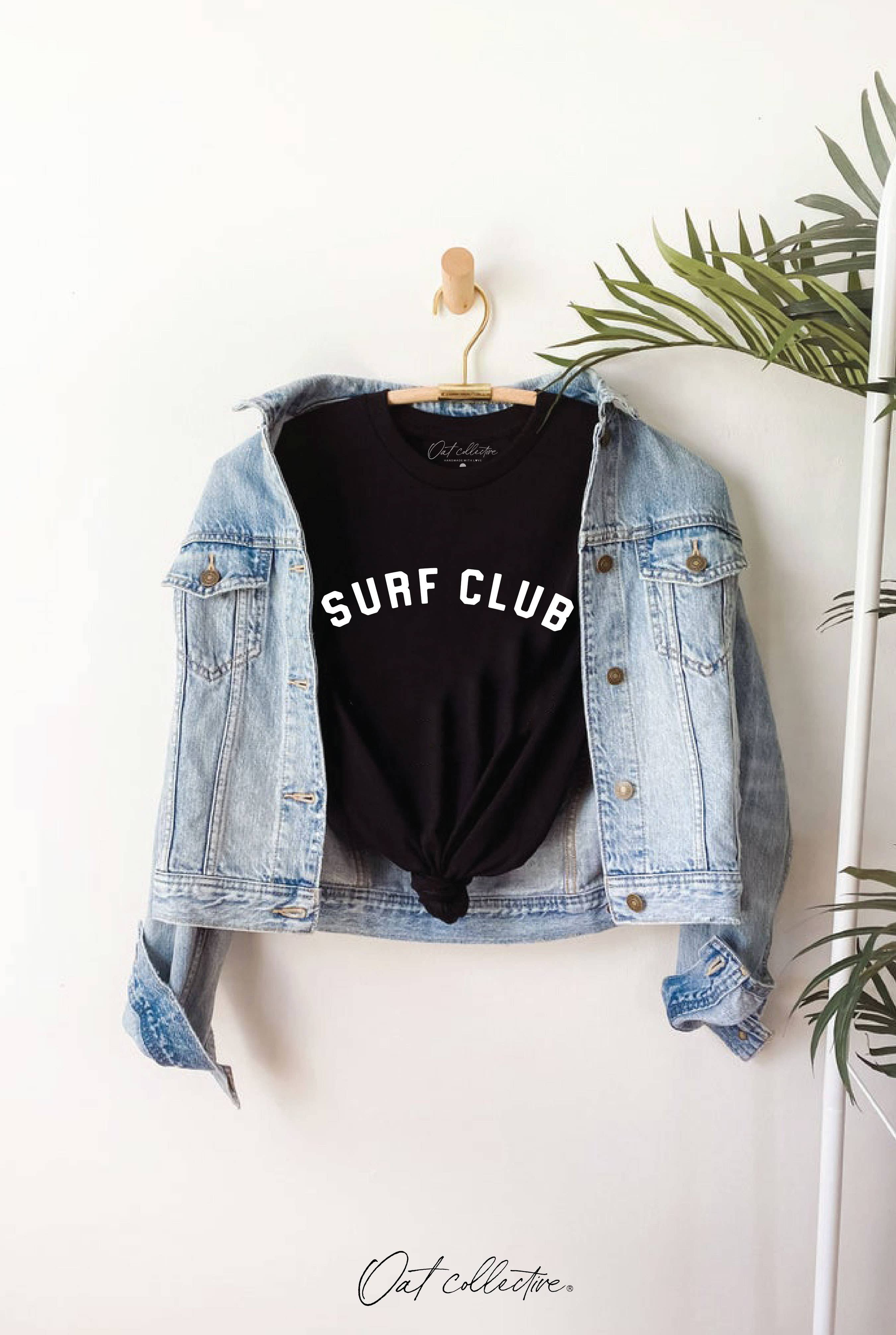 Surf Club Graphic - Adult & Kids T-Shirts, Sweatshirts & Hoodies apparel design preview 1