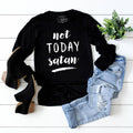 Not Today Satan Christian Graphic - Adult & Kids T-Shirts, Sweatshirts & Hoodies apparel design preview 1