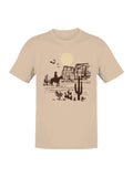 Western Desert Cowboy Adventure Men's - Adult & Kids T-Shirts, Sweatshirts & Hoodies apparel design preview 1