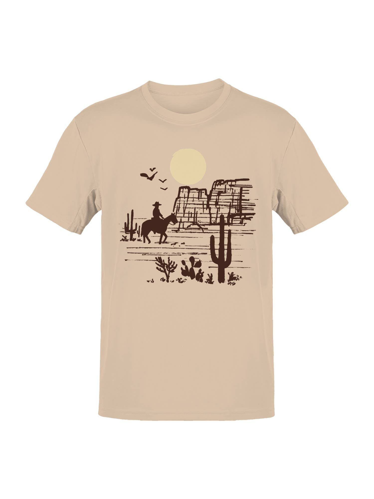 Western Desert Cowboy Adventure Men's - Adult & Kids T-Shirts, Sweatshirts & Hoodies apparel design preview 1