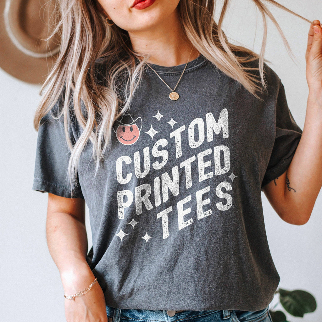 One Side Custom Printed Comfort Color - Adult & Kids T-Shirts, Sweatshirts & Hoodies apparel design preview 1
