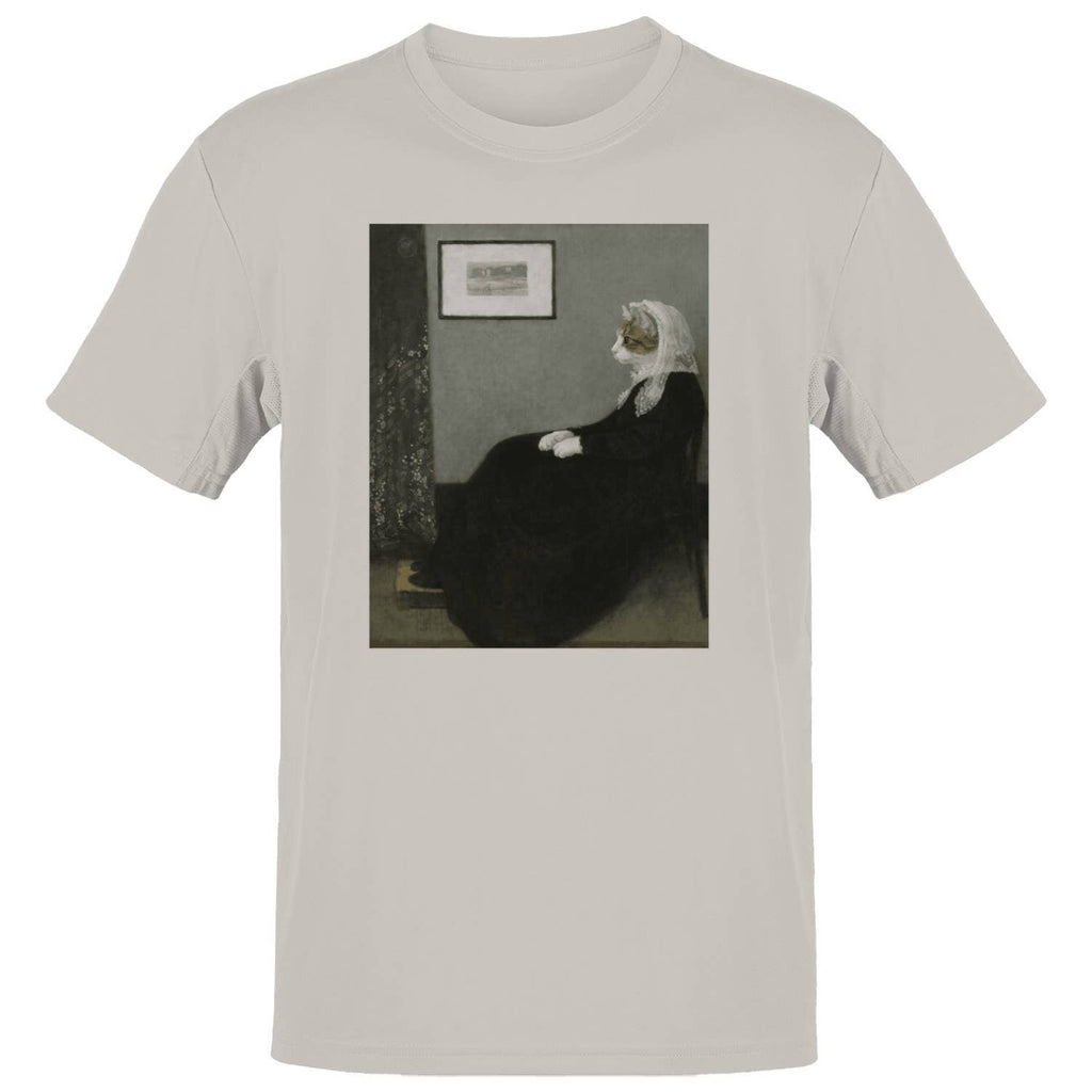 Whistler'S Mother Parody Men's Ice Grey - Adult & Kids T-Shirts, Sweatshirts & Hoodies apparel design preview 1