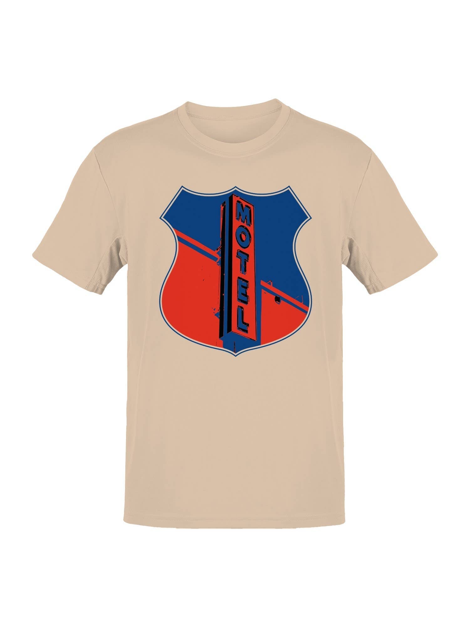 Retro Motel Shield Design Men's - Adult & Kids T-Shirts, Sweatshirts & Hoodies apparel design preview 1
