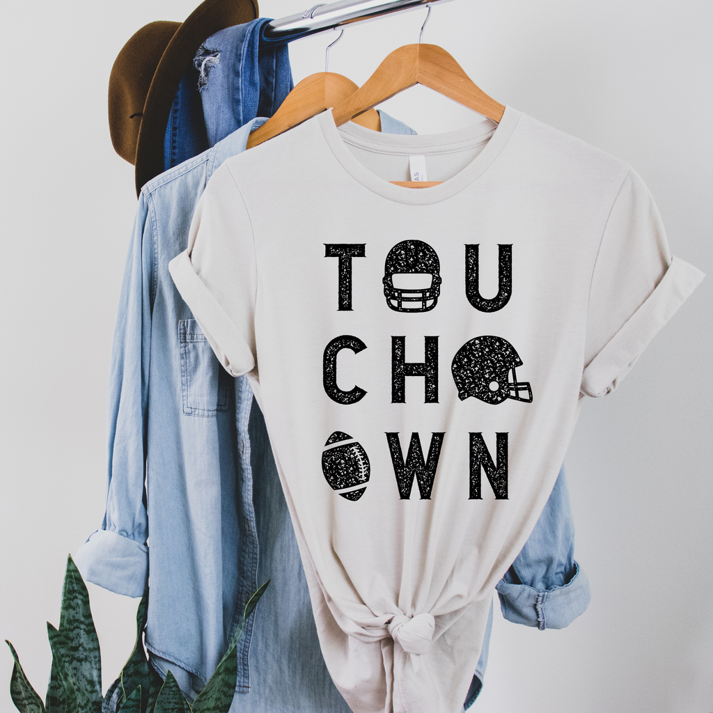 Touchdown Football Graphic - Adult & Kids T-Shirts, Sweatshirts & Hoodies apparel design preview 1