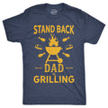 Stand Back Dad Is Grilling Men's - Adult & Kids T-Shirts, Sweatshirts & Hoodies apparel design preview 1