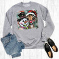 Christmas Frosty the Snowman and Rudolph - Adult & Kids T-Shirts, Sweatshirts & Hoodies apparel design preview 1
