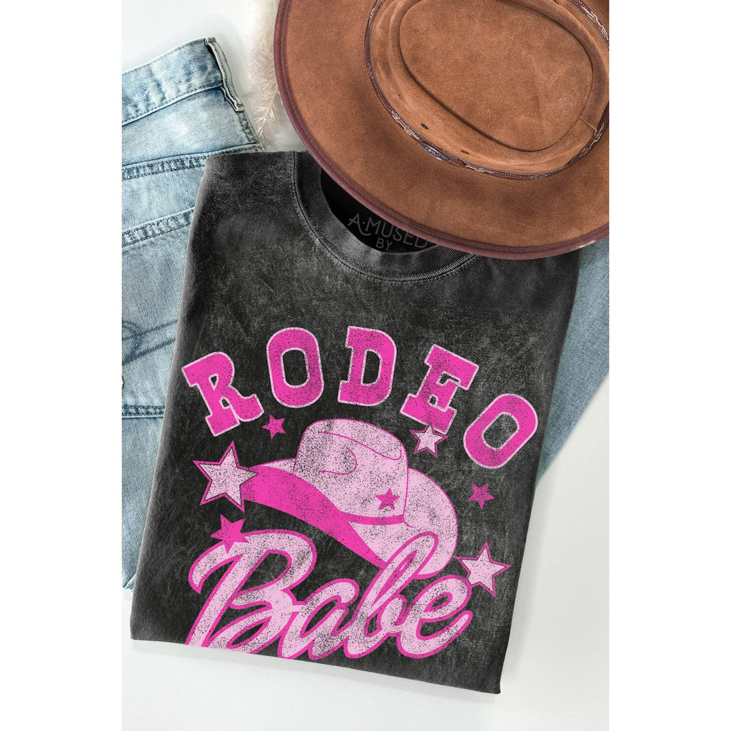 Rodeo Babe Vintage Mineral Wash - Adult & Kids T-Shirts, Sweatshirts & Hoodies apparel design preview 1
