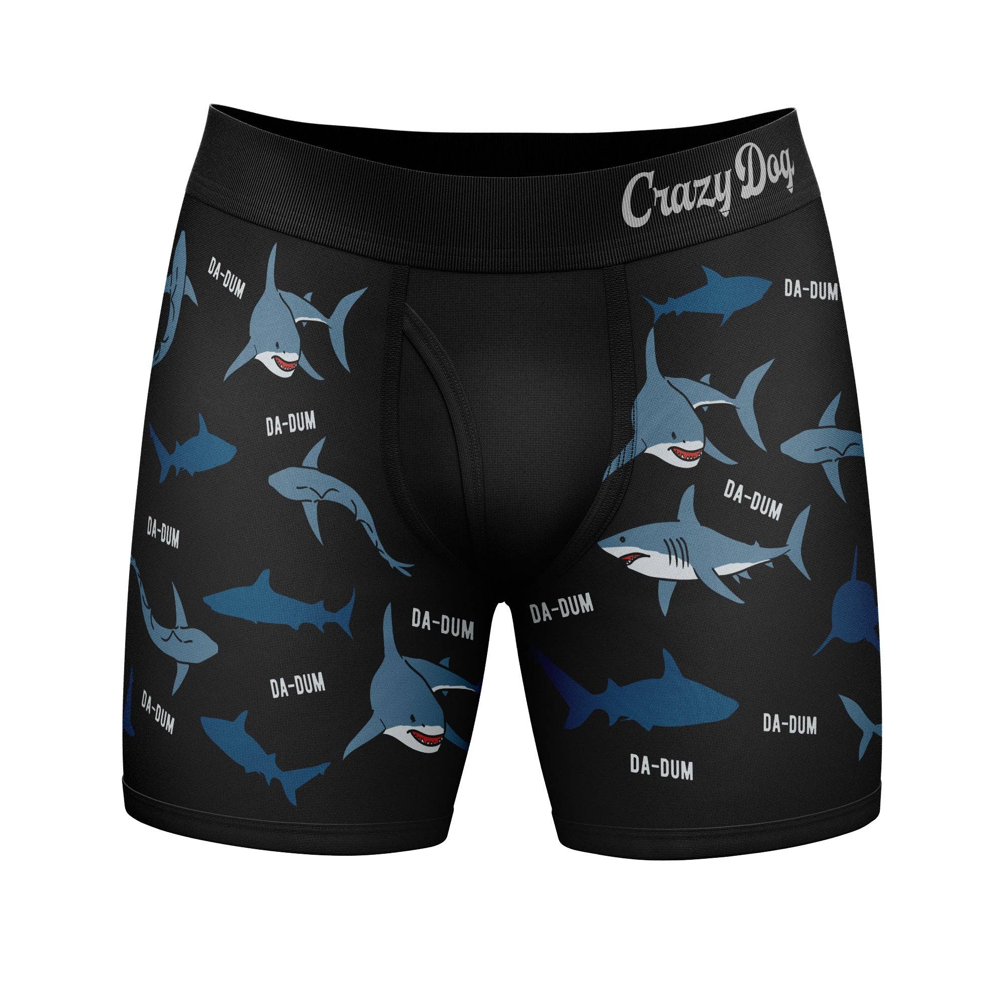 Sharks Da Dum Boxer Briefs - Adult & Kids T-Shirts, Sweatshirts & Hoodies apparel design preview 1