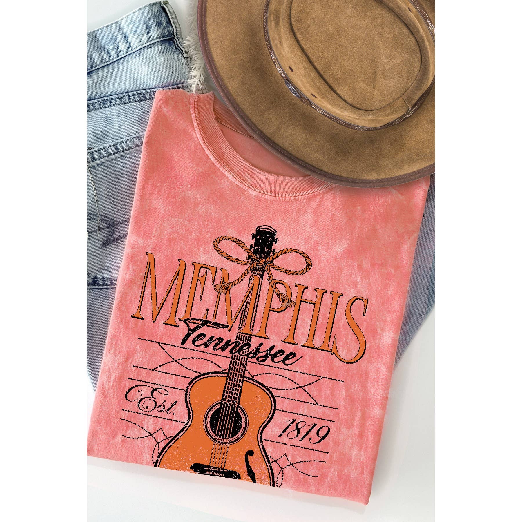 Memphis Tennessee Mineral Wash - Adult & Kids T-Shirts, Sweatshirts & Hoodies apparel design preview 1
