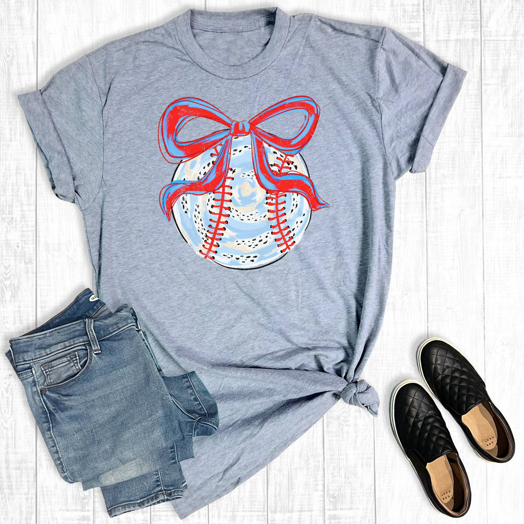 Retro Game Day Coquette Baseball Graphic - Adult & Kids T-Shirts, Sweatshirts & Hoodies apparel design preview 1