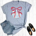 Retro Game Day Coquette Baseball Graphic - Adult & Kids T-Shirts, Sweatshirts & Hoodies apparel design preview 1