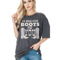 Unisex Oversized Cowboy Boots - Adult & Kids T-Shirts, Sweatshirts & Hoodies apparel design preview 1