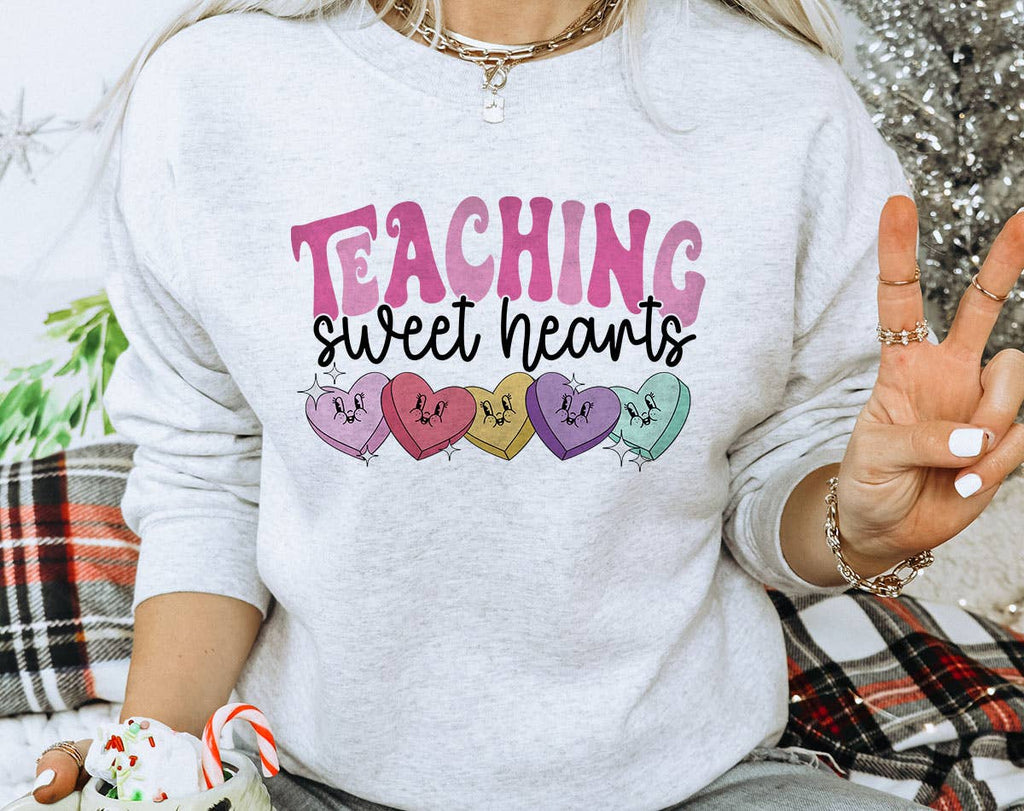 Teaching Sweethearts 2024 Teacher Valentine's - Adult & Kids T-Shirts, Sweatshirts & Hoodies apparel design preview 1