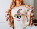 Leopard Fall Scarecrow Cream Trendy Seasonal Graphic - Adult & Kids T-Shirts, Sweatshirts & Hoodies apparel design preview 1