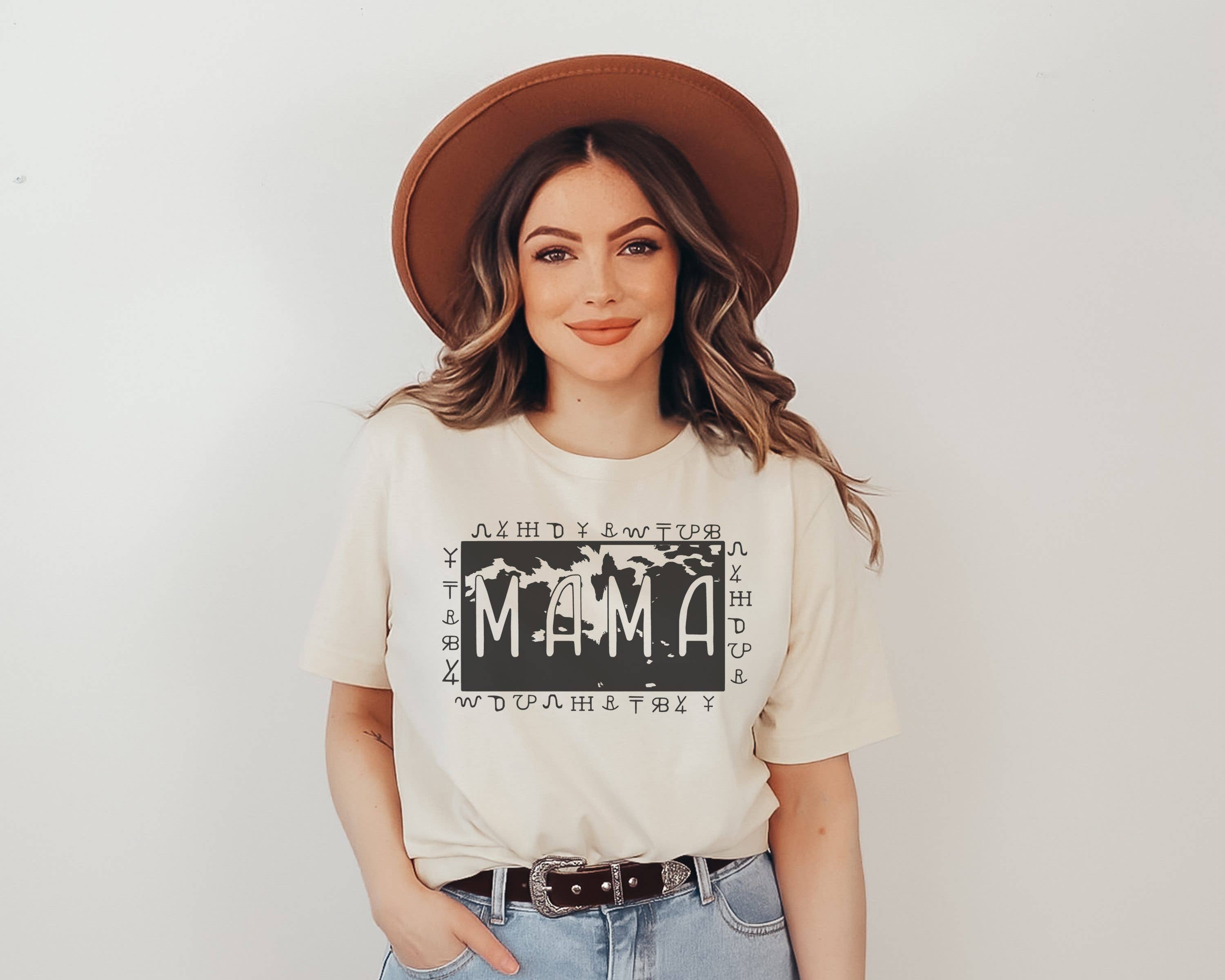 Mama Cowhide Brand Mom - Adult & Kids T-Shirts, Sweatshirts & Hoodies apparel design preview 1