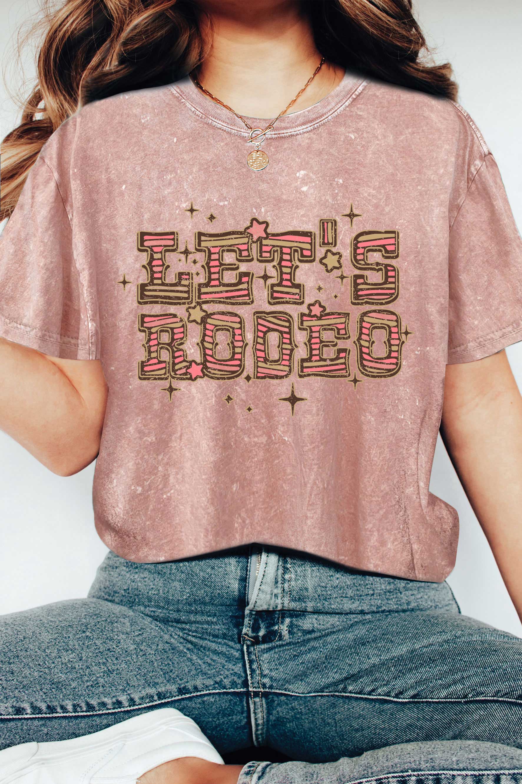 Let's Rodeo Graphic - Adult & Kids T-Shirts, Sweatshirts & Hoodies apparel design preview 1