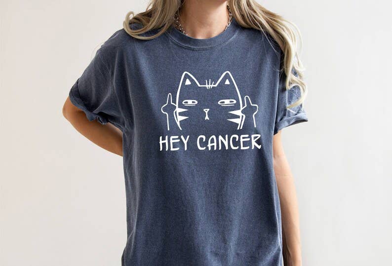 Hey Cancer Awareness Warrior - Adult & Kids T-Shirts, Sweatshirts & Hoodies apparel design preview 1