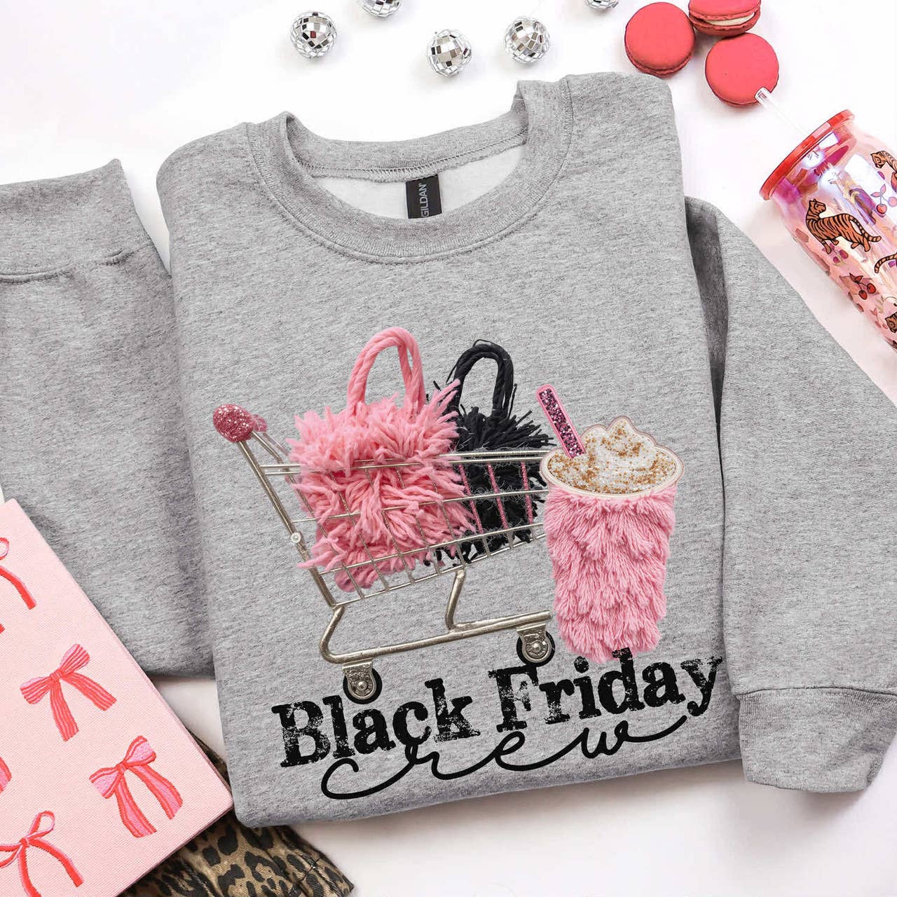 Faux Yarn Black Friday Crew - Adult & Kids T-Shirts, Sweatshirts & Hoodies apparel design preview 1