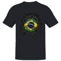 Brazil Soccer Ordem E Progresso Men's - Adult & Kids T-Shirts, Sweatshirts & Hoodies apparel design preview 1