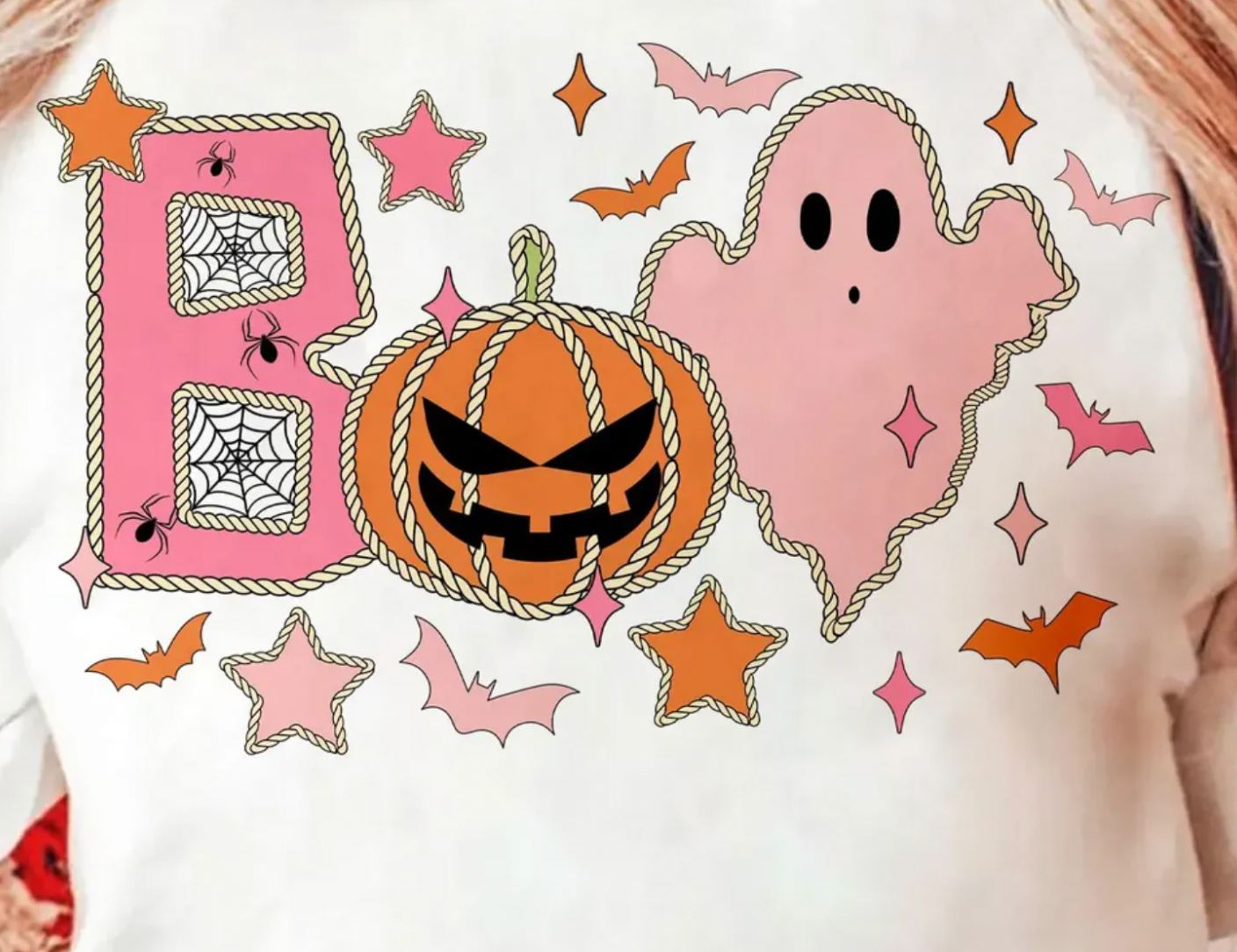 Pretty Boo Cream or - Adult & Kids T-Shirts, Sweatshirts & Hoodies apparel design preview 1
